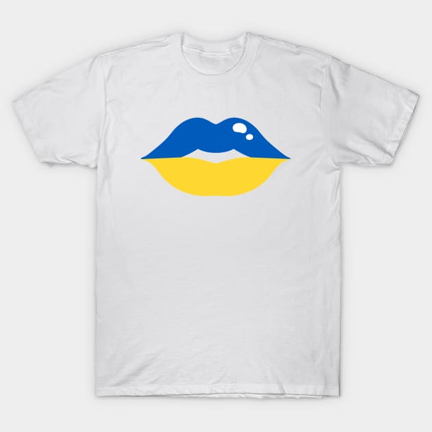 Ukrainian Lips T-Shirt by Vladimir Zevenckih